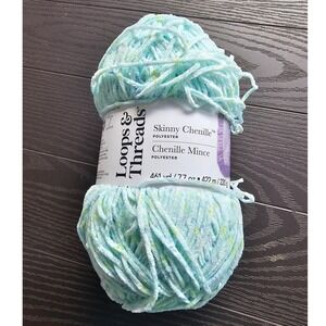 Loops & Threads Skinny Chenille Yarn Tigerfish Multi 7.7ozMedium 4 Polyester